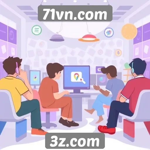 População de usuários ativos no site 71vn.com