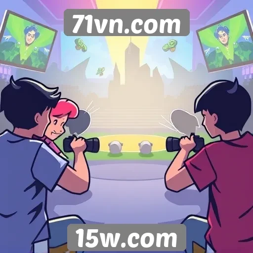 Reportagem sobre a comunidade de jogadores do 71vn.com